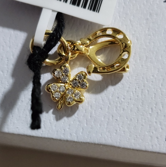 Pandora Lucky Clover, Wishbone & Horseshoe Dangle Charm - Picture 4 of 8